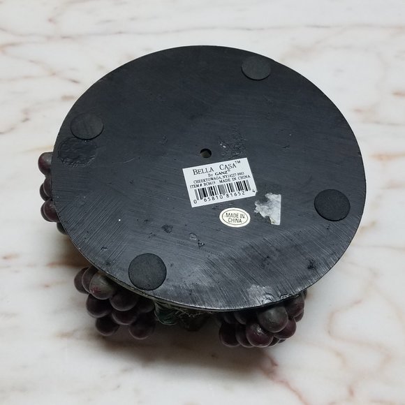 Grape Vine Resin Bella Casa by Ganz Candle Holder - Picture 5 of 6